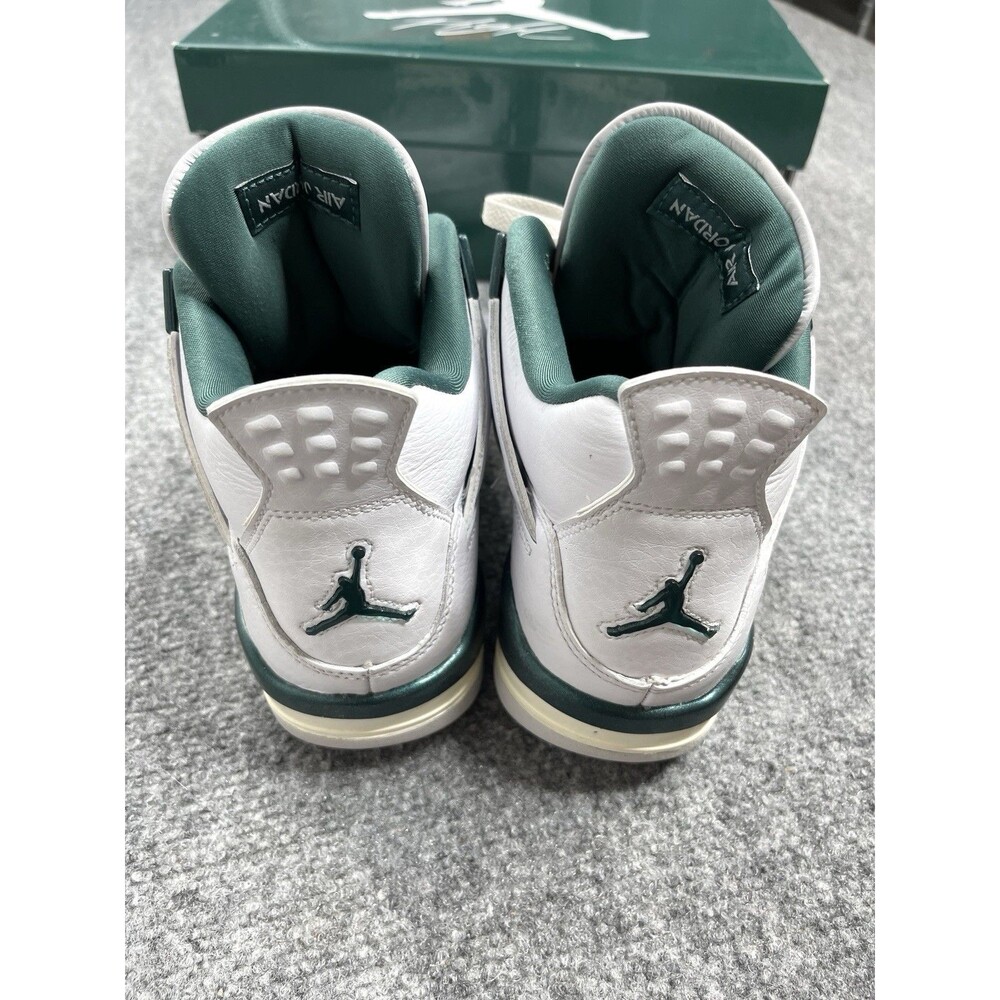 Air Jordan 4 Retro Oxidized Green GS White Kids Sneakers FQ8213-103 Size 6Y - Picture 4 of 10